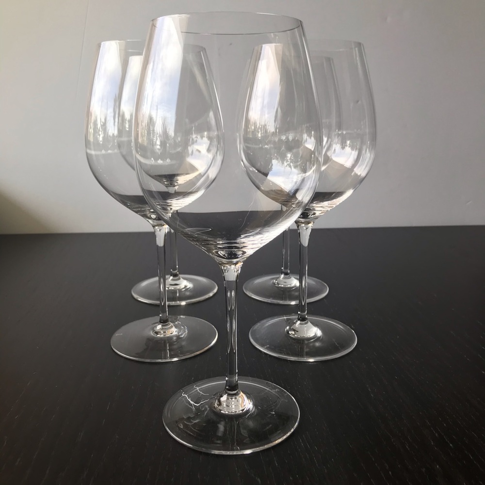 5 Spiegelau Crystal Superiore  28 oz. Wine Glasses
